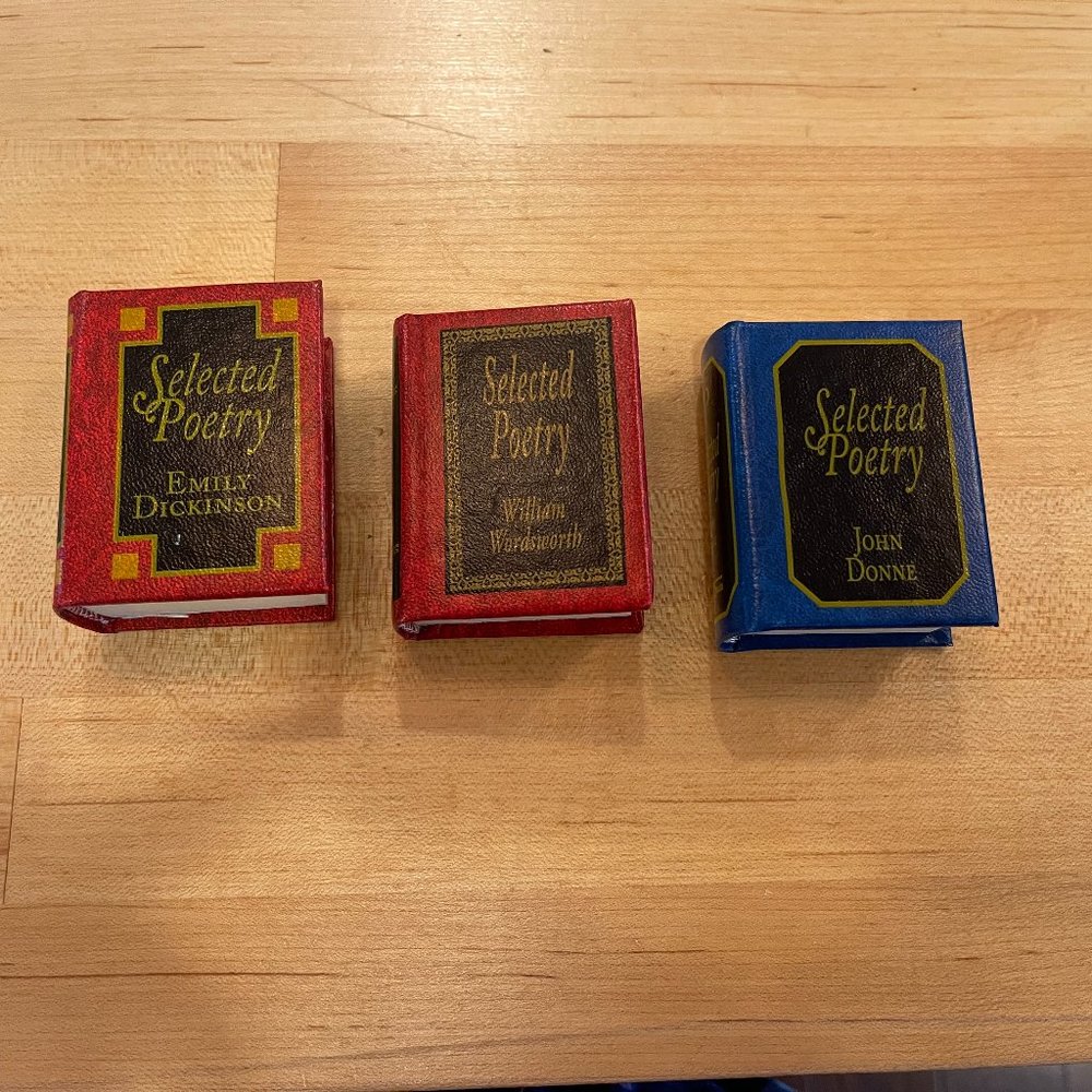 Del Prado Poetry Trilogy Mini-Books - Donne, Dickenson, Wordsworth